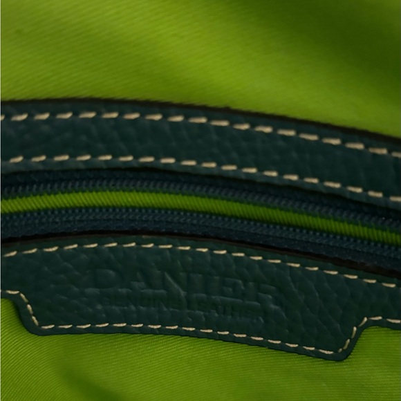 Vintage Danier leather blue purse - Picture 2 of 4